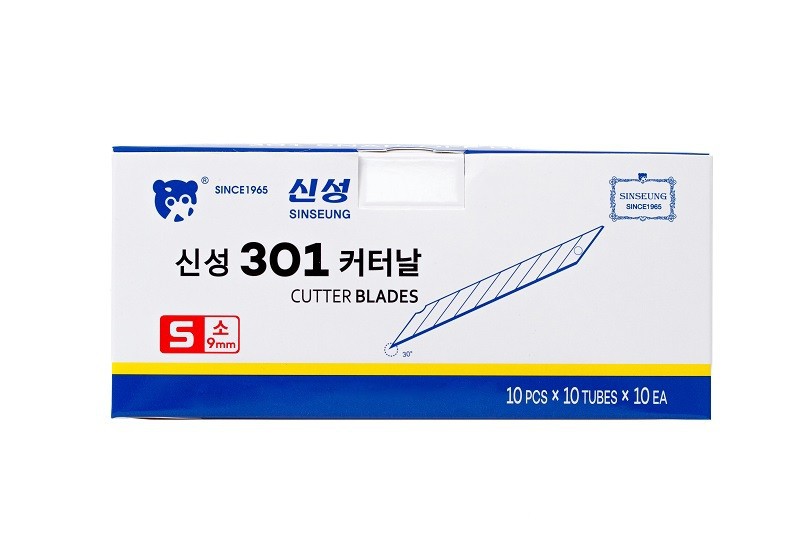 Replacement blades for snap-blade knives carton